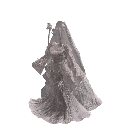 White Gothic Bridal Gown [PBR]