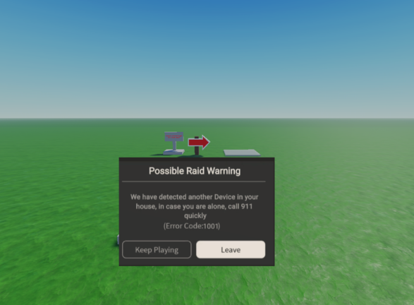 Fake Error Code 1001! screenshot 1