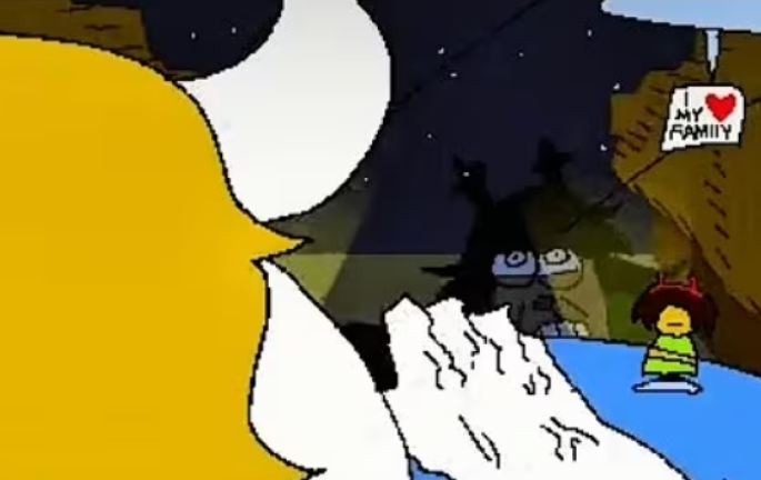 Asgore Runs Over Dess - Deltarune screenshot 2