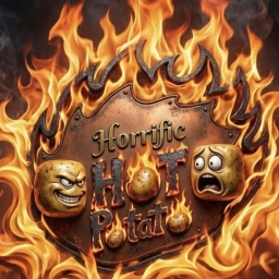 Horrific hot potato icon
