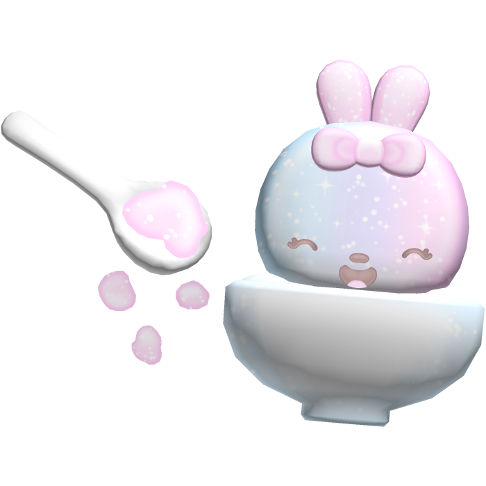 ♡ : cute sparkly cotton candy ice cream