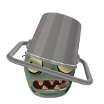Zombie with Bucket