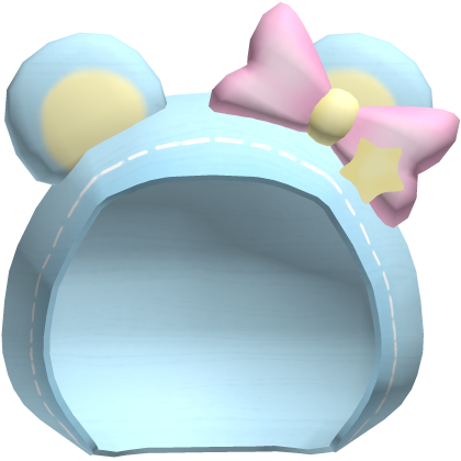 Cute Kawaii Mezzo Piano Popo Blue Bear Hood