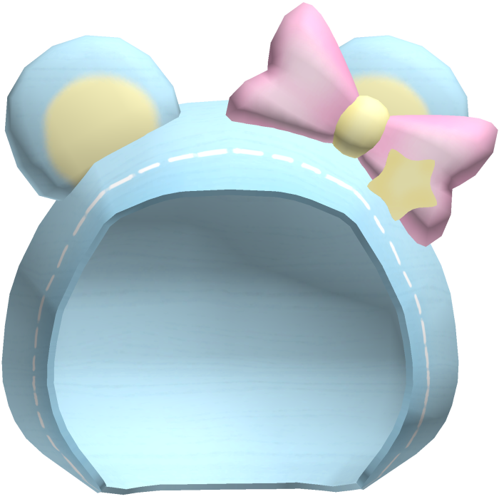 Cute Kawaii Mezzo Piano Popo Blue Bear Hood