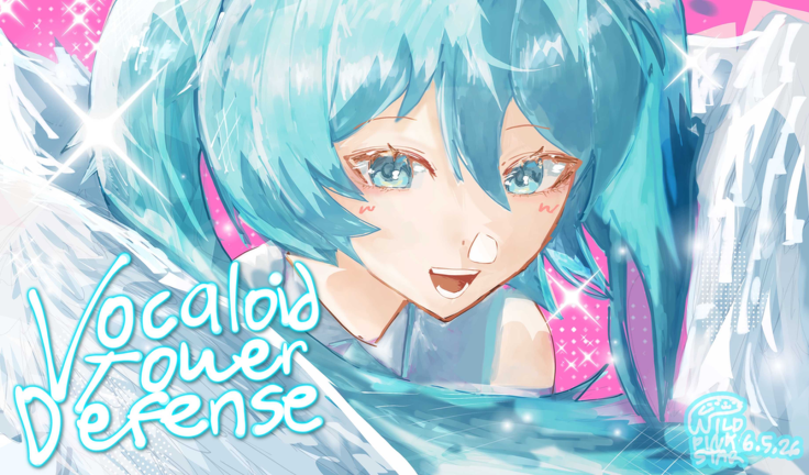 [SUMMER + MELODY] Vocaloid Tower Defense artwork
