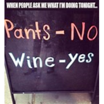 The no pants group.