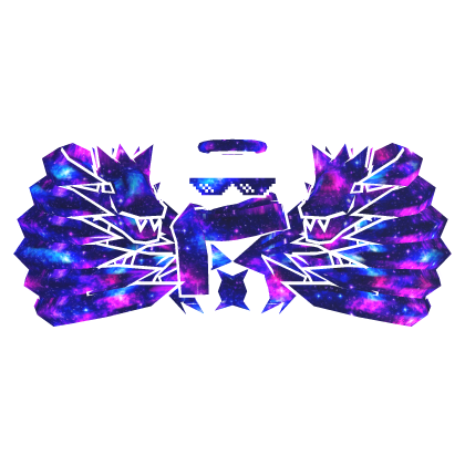 Cartoony Galaxy Halo Shades Scarf Dragon Combo Roblox item