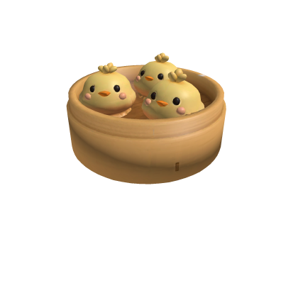 Cute Trio Chicken Dumplings Bao