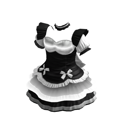 Maid Dress | Black & White