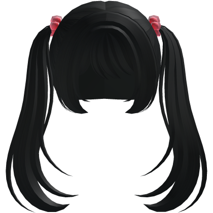 Black Dollie Twin Tails Roblox item
