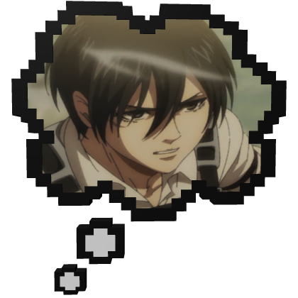 Mikasa Ackerman AOT | Thinking Bubble  Roblox item