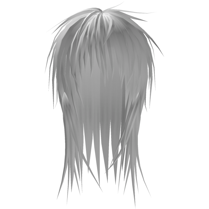 white wispy razor vampire hair 