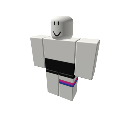 bi strap w/ black shorts