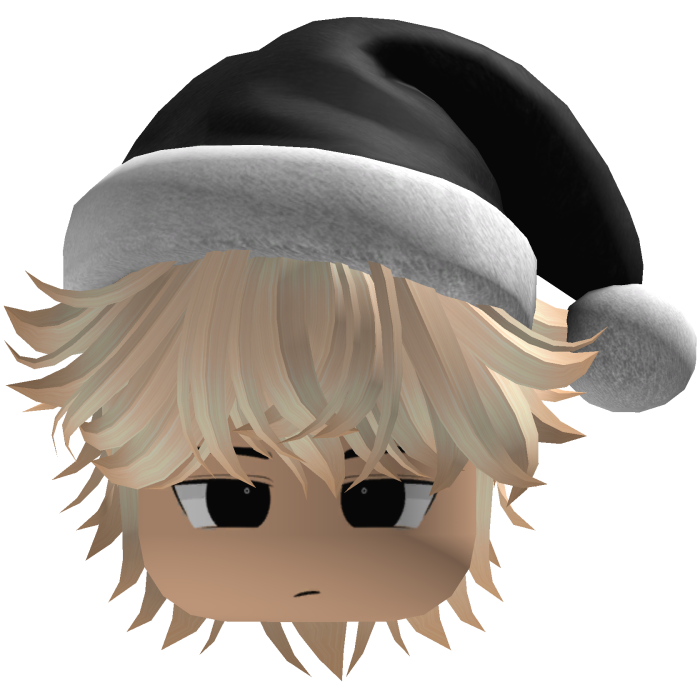 Beautiful hair emo y2k Christmas beret (Blonde)