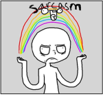 rainbow head