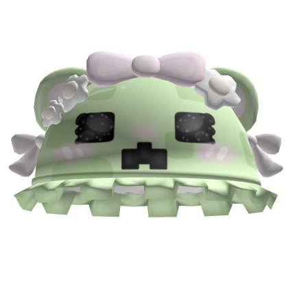 Cutesy Cwreeper Ruffle Hat Roblox item