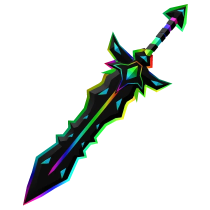 Rainbow Neon Sword Back | Roblox Item - Rolimon's