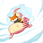 The Axolotl and fox adventures fan club