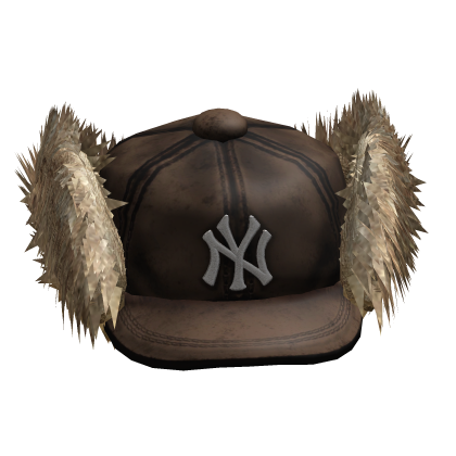 2000s Vintage Brown Trapper Cap w/ Fur