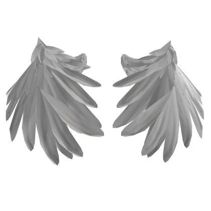 White Angelic Angel Wings On Waist