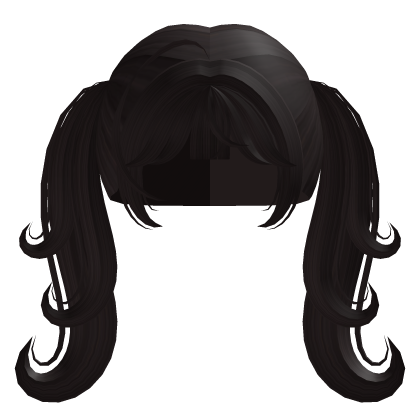 ♡ pretty kawaii moe cute curly pigtails brown Roblox item