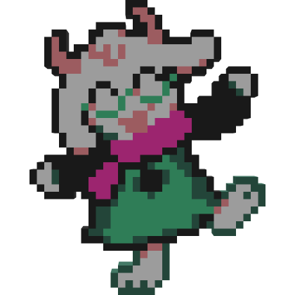 DELTARUNE Ralsei Pose Cutout [RIGHT] Roblox item
