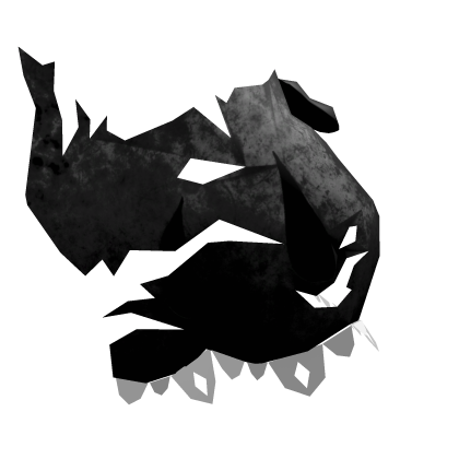 [R15] Black Tattered Gothic Left Sleeves