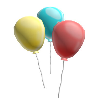 Cute Party Ballon  - Blue red Yellow Tweencore FTF