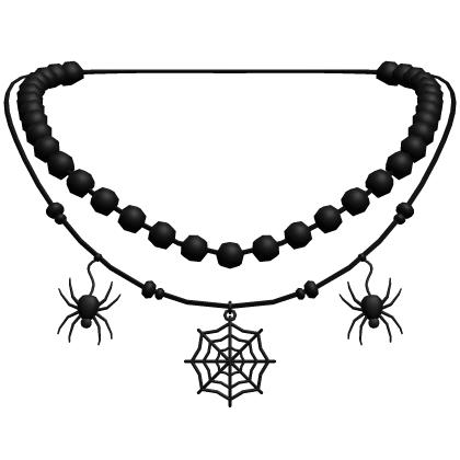 Y2K Layered Spider Necklace 🕸️