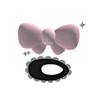 Black Pink Hair Clips Girl Roblox item