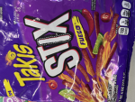 Takis are red