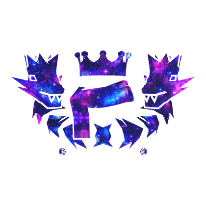 Cartoony Galaxy Crown Scarf Dragon Katana Combo Roblox item