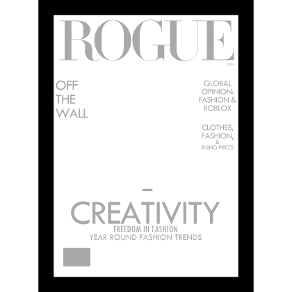 Fashion Magazine Cover Frame [Grayscale] thumbnail