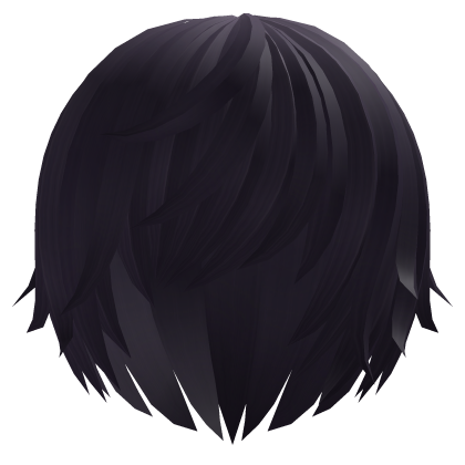 (;´༎҂ ᆺ ᗜ ༎`) Emo Fantasy Anime Hair ҂ Dark Purple Roblox item