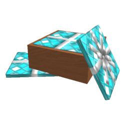 Box of Blue Wrapping Paper