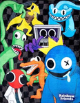 Rainbow friends! Group!