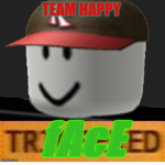 Team happy face