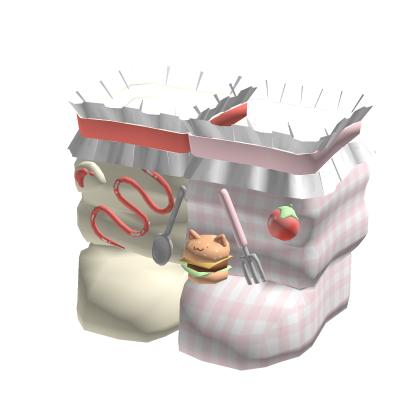 𖹭 yummy food socks with ruffles !!
