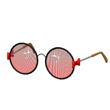 ✨ Red Rose Bow Glasses 🍀
