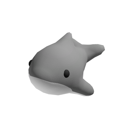 Grey Dolphin Plushie  (Hand)