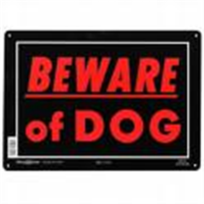 Beware of Dog Sign -Neals Roblox decal