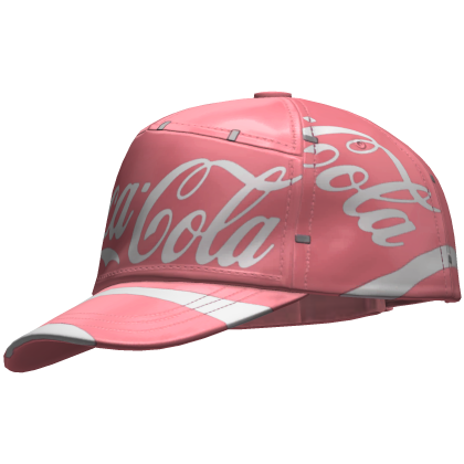 Pink Sidewept Coca-Cola Trucker Cap Roblox item