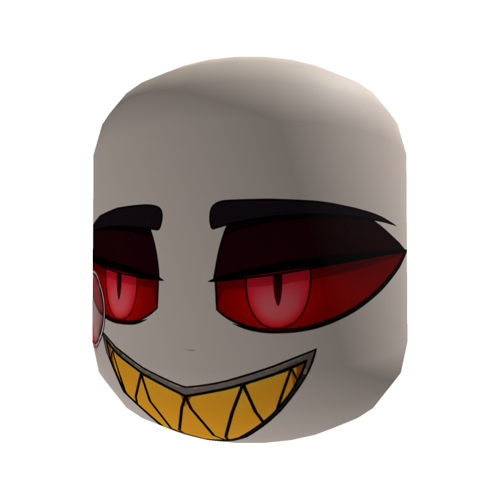 Demon Red Eyes Grin