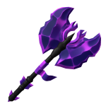Black Amethyst Titanic Axe