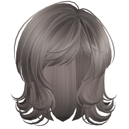 Scene 2000s Darling Wolfcut Ash Blonde Roblox item