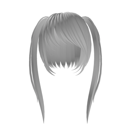  white vkei scene pigtails