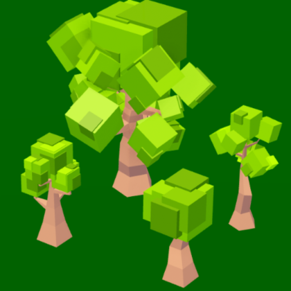 Blocky Simulator Trees Pack