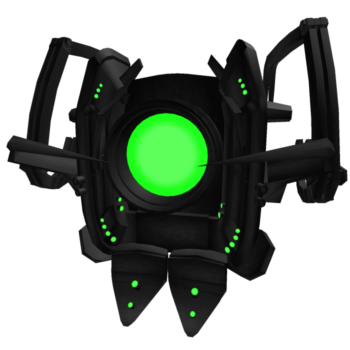 Green Upgraded Recording Titan Armor Core [Glow]