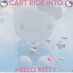 Cart Ride Into Hello Kitty