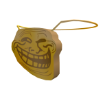 Golden Trollface Necklace